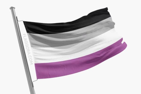 Drapeau Asexuel